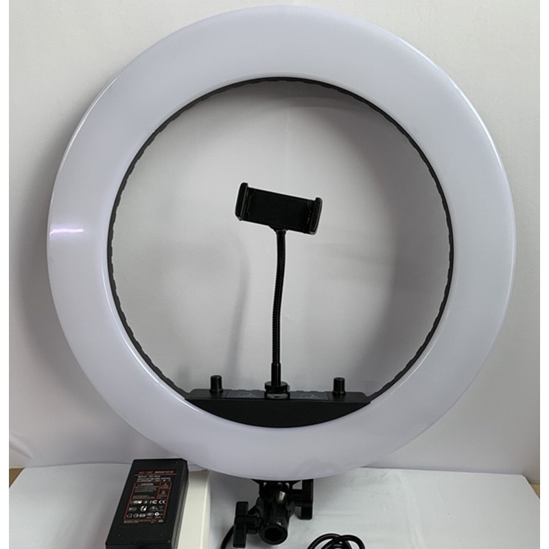Đèn Livestream Hỗ Trợ Bán Hàng Phun Xăm Nối Mi Chụp Ảnh Make Up Nhiều Chế Độ Sáng Size 45cm Và Chân Cao 2m1