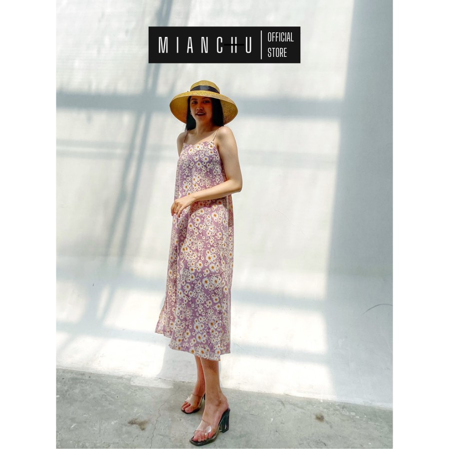 Đầm Maxi Hai Dây MIANCHU Vải đũi mền mịn không nhăn D2DFS01 | BigBuy360 - bigbuy360.vn