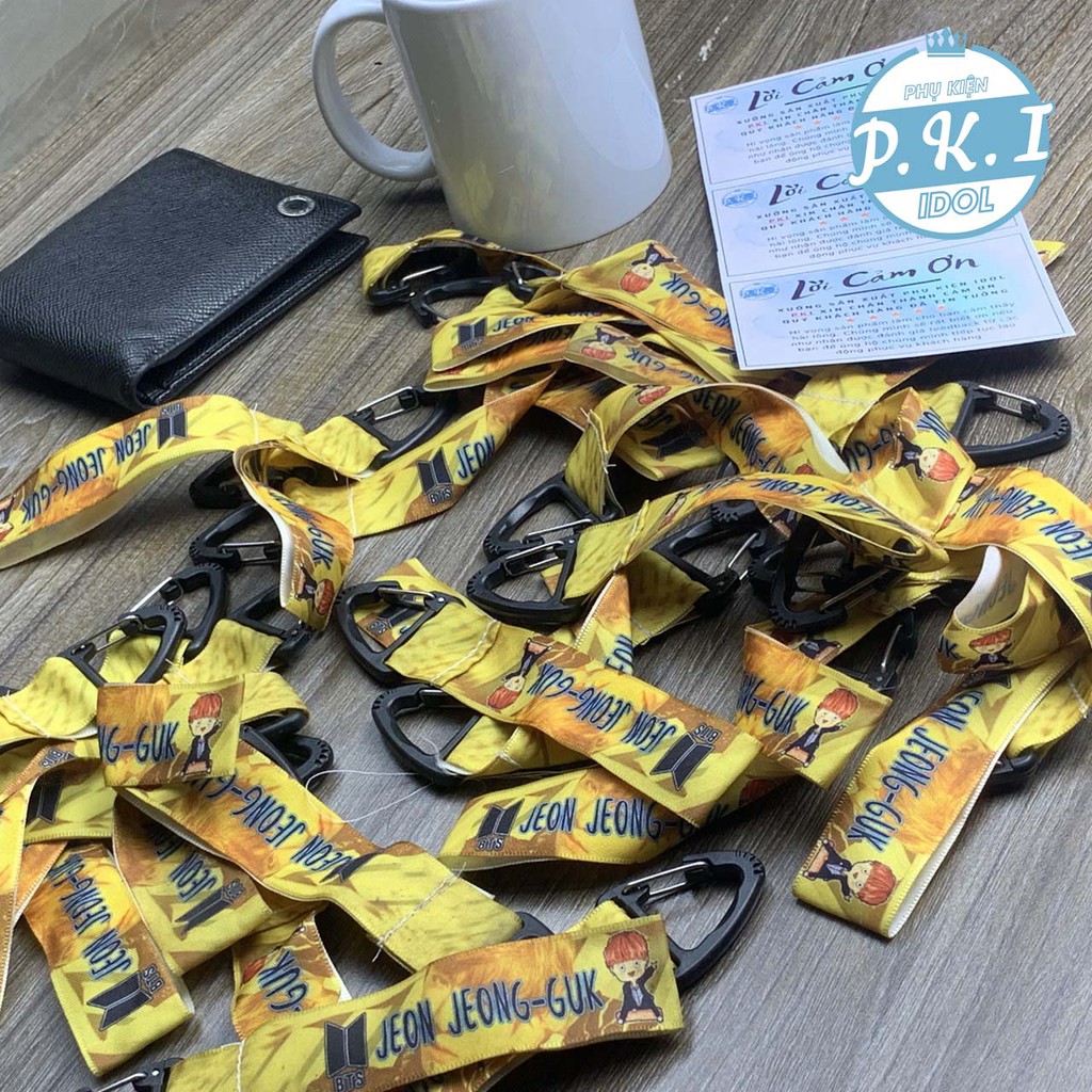 Xả Kho Giá 5 Nghìn: Móc Khóa , Móc Treo Balo In Hình JUNGKOOK(BTS) - Xả Kho Rẻ Nhất Shopee