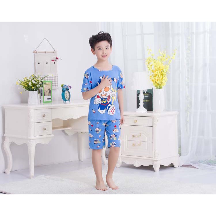 Set áo thun tay ngắn &amp; quần short cho bé trai