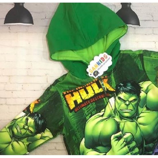 Áo khoác người xanh Hulk 3D