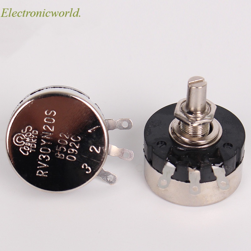 Chiết áp Rv30Yn20S B102 B103 B104 B202 B203 B204 B501 B502 B503 B504 1k 10k 100k 2k 20k 200k 5k 50k chất lượng tốt