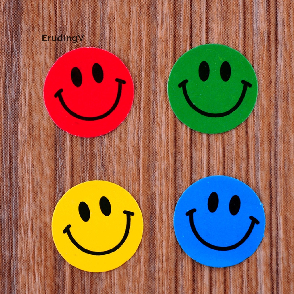 Bộ 10 Miếng Dán Hình Mặt Cười Emoji Dễ Thương Cho Bé