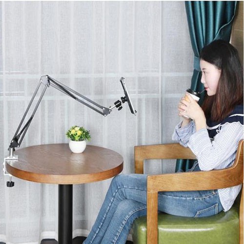 Kẹp Điện Thoại, Ipad Xoay 360 Độ, Có Thể Điều Chỉnh Được Chiều Cao | BigBuy360 - bigbuy360.vn