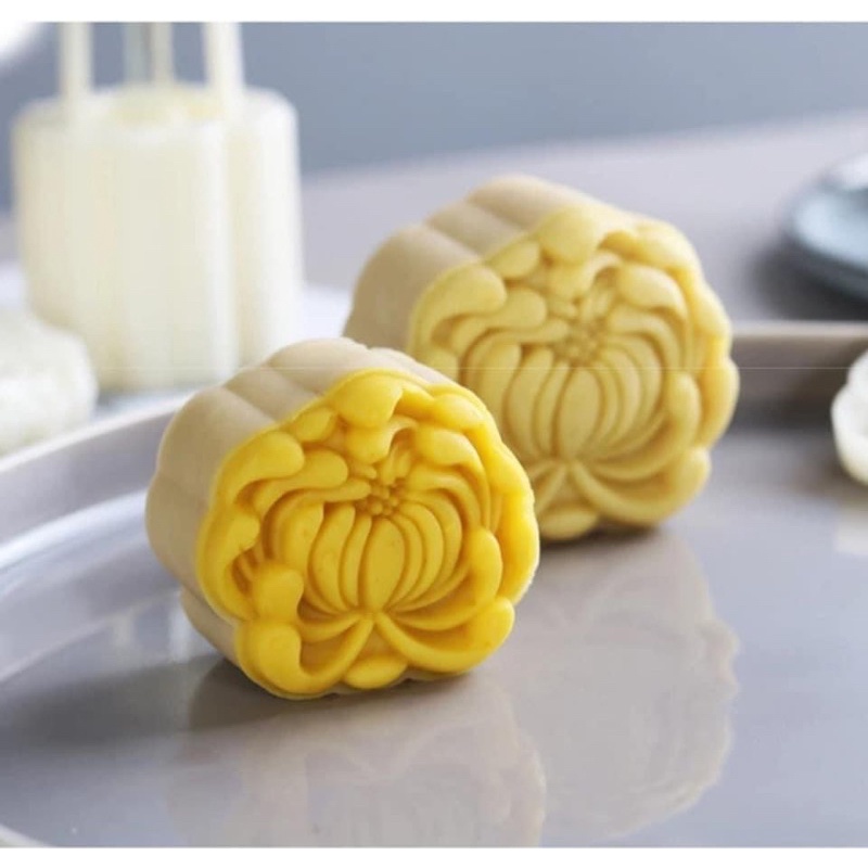 khuôn trung thu 150gr Cúc