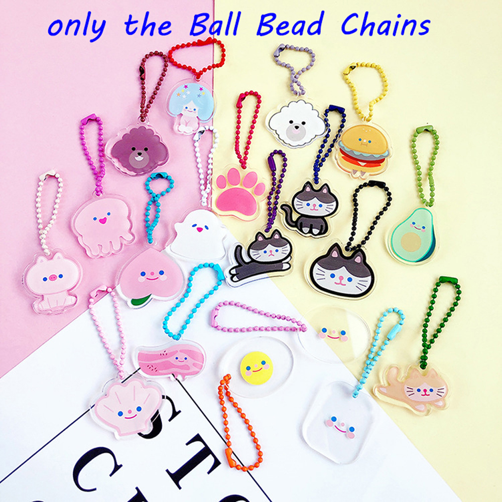 Set 20 Hạt Chuỗi 12cm Gắn Móc Khóa Phong Cách Giáng Sinh