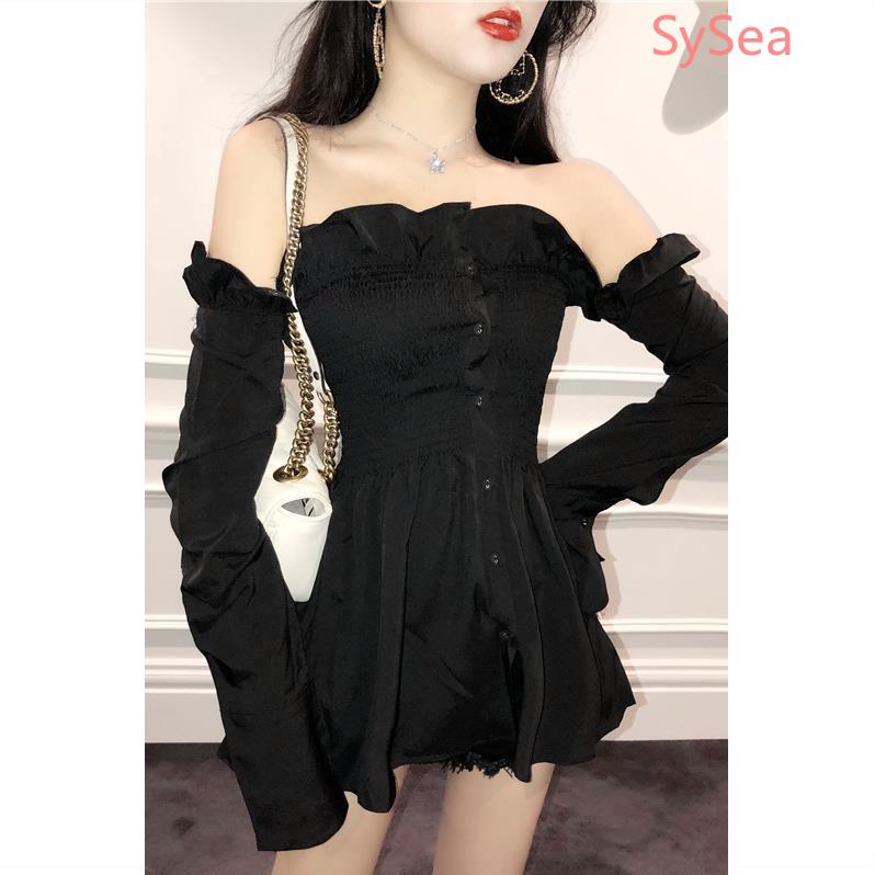 Sexy Summer Fashion Long Sleeve Off Shoulder shirt For Women