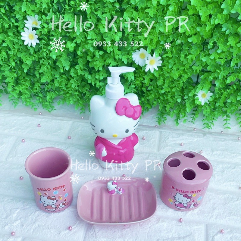 BỘ GỐM SỨ PHÒNG TẮM HELLO KITTY