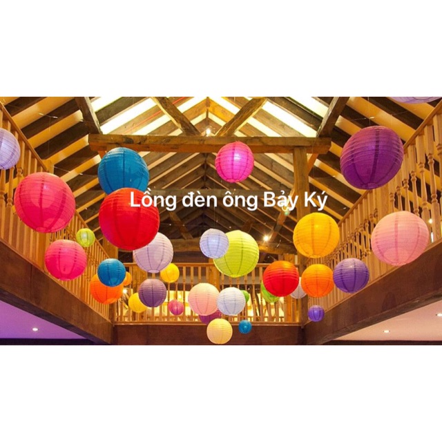 Lồng Đèn Giấy Trang Trí - Lồng Đèn Trang Trí - Lồng Đèn Giấy Lụa