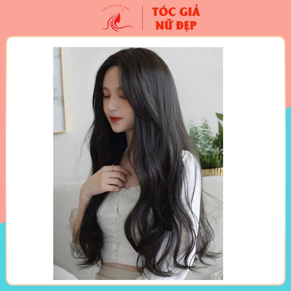 Tóc giả nguyên đầu xoăn lơi 2 mái bay, 2201