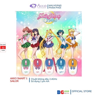 Chuột máy tính không dây AKKO Smart 1 Sailor moon|Sailor Jupiter |Sailor Venus |Sailor Mercury - Mai Hoang phân phối