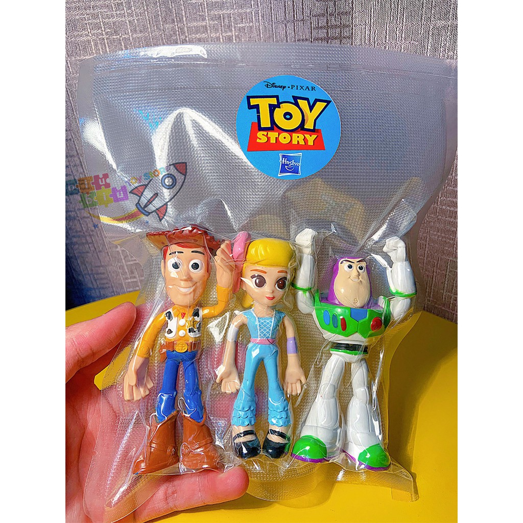 Bộ sưu tập 3 nhân vật Toy story Lightyear-Woody-Bo Peep - Hàng chính hãng