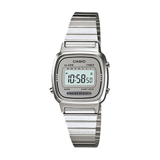 [ Ảnh thật sự ]Đồng hồ nữ Casio Casio LA-670WD-1 Silver dây thép chính hãng xách tay Nhật - BUMSHOP <3