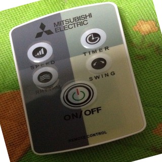 Điều khiển từ xa quạt Mitsubishi - REMOTE QUẠT MITSUBISHI ELECTRIC - Hàng tốt giá tốt - BH 3 tháng lỗi 1 dổi 1