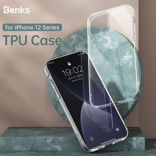 Ốp lưng Iphone 12 - Pro - Pro Max lưng kính trong suốt hiệu Benk Magic Crystal