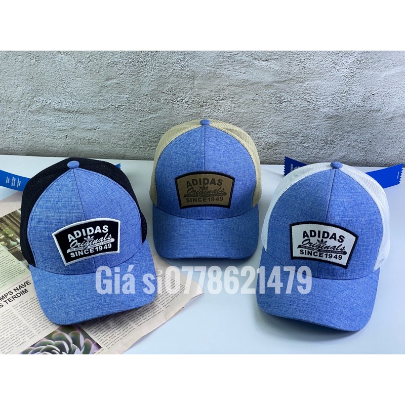 Nón kết lưỡi trai- Mũ lưỡi trai Jean + kaki phối lưới in das đậm chất thể thao thời trang unisex