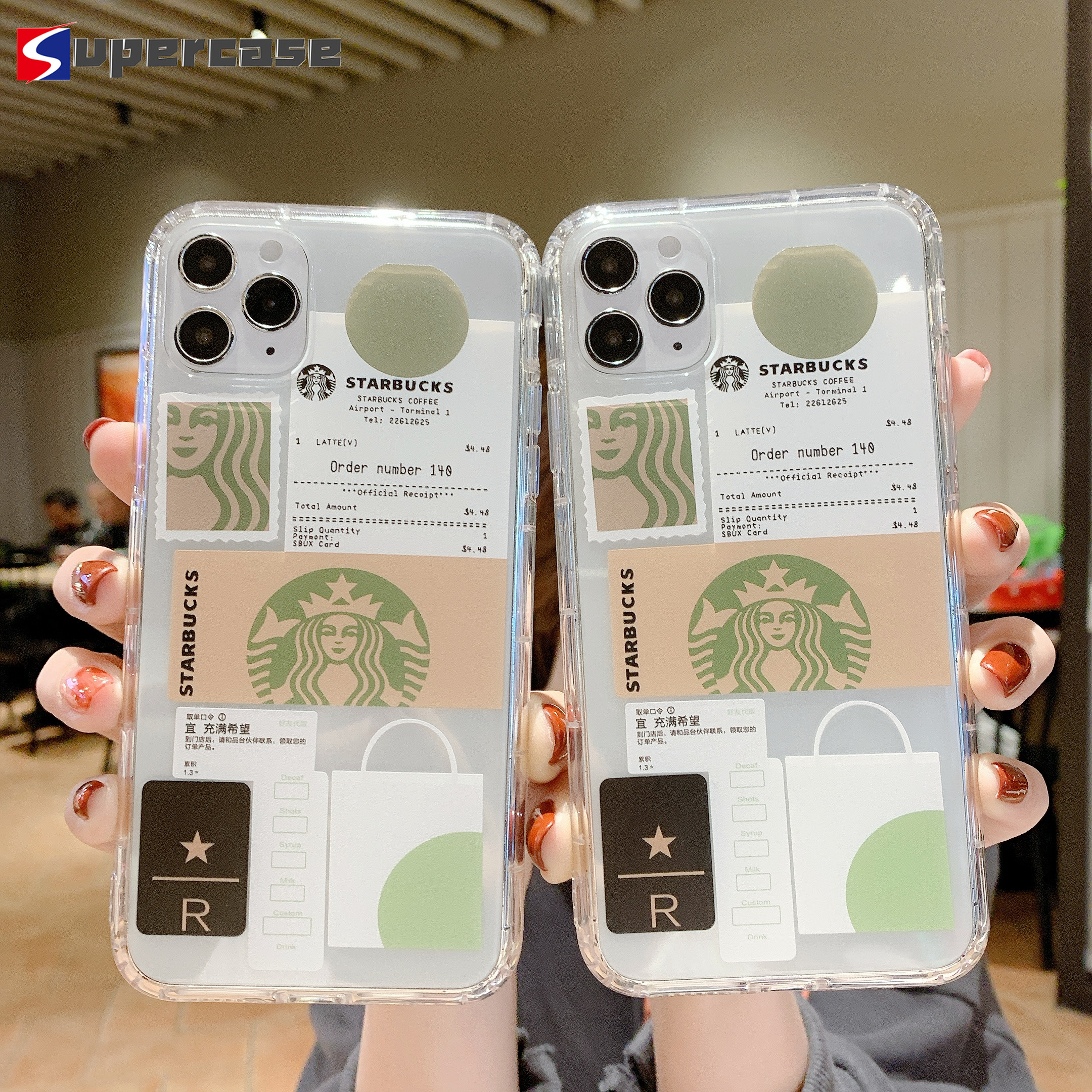 Ốp lưng in họa tiết STARBUCKS hợp thời trang cho iPhone 12 Mini 11 Pro Xs Max Xr X 8 7 6 Plus | BigBuy360 - bigbuy360.vn