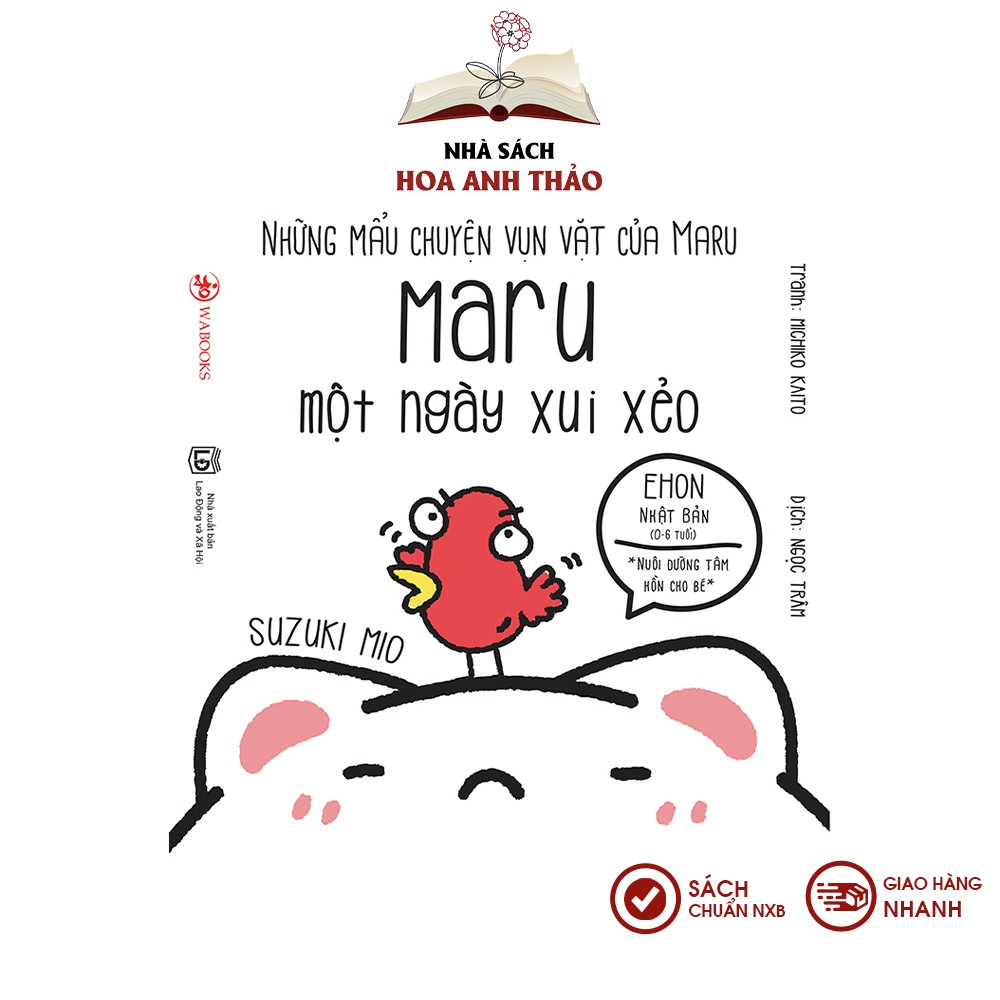 Sách - Ehon Nhật Bản - Những mẩu chuyện vụn vặt của Maru - Bộ 6 quyển dành cho các bé từ 2-8 tuổi
