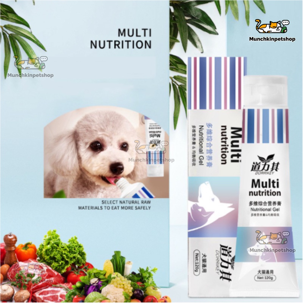Gel dinh dưỡng CAO CẤP cho chó mèo MUTIL NUTRITION BỔ XUNG DINH DƯỠNG VÀ CANXI CHO CHÓ