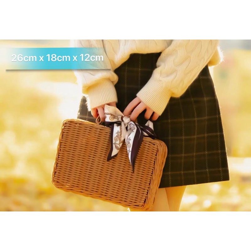 Vali Mây Túi Mây Vintage Xinh Xắn 4 size | BigBuy360 - bigbuy360.vn