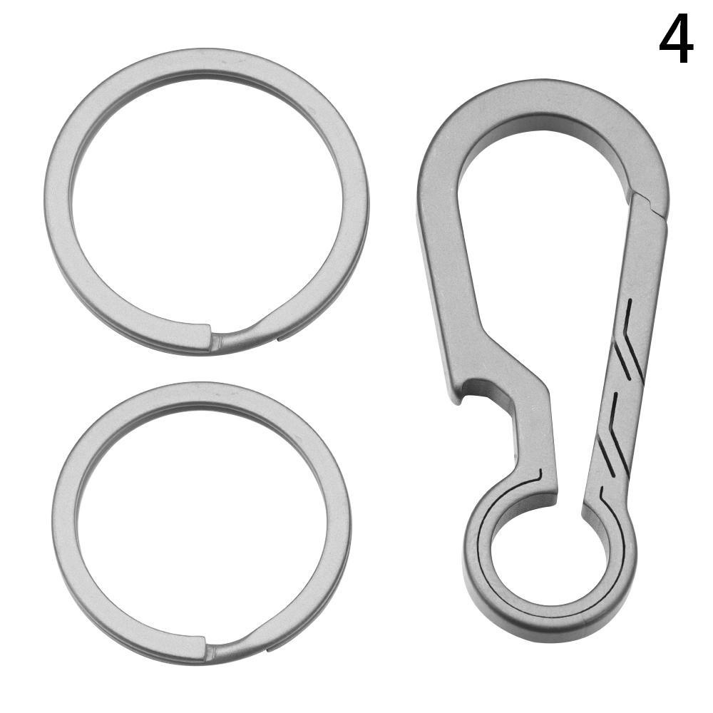 Móc Chìa Khóa Bằng Hợp Kim Titan Thiết Kế Tiện Lợi Dễ Dùng