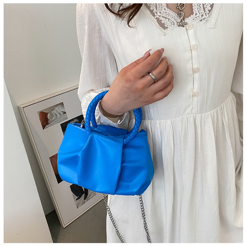 Túi Đeo Chéo Hình Vuông Nhỏ Màu Kẹo Ngọt Phối Dây Xích Thời Trang Mới 2022 Gylb600