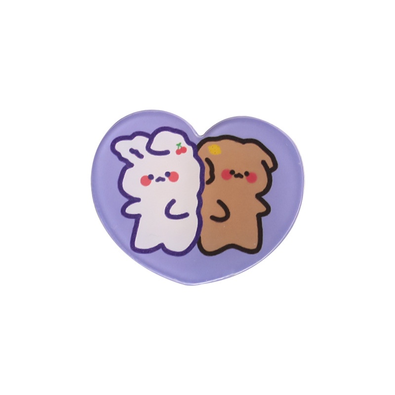 Ghim Cài Áo Bằng acrylic Hình Hoạt Hình Đáng Yêu