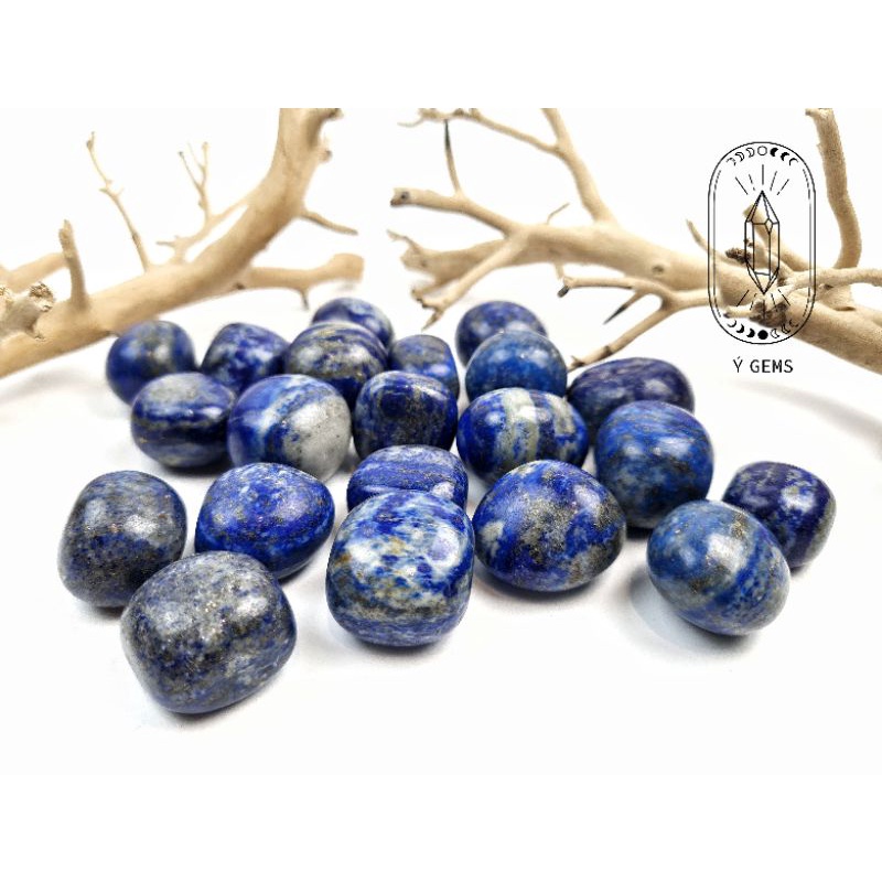 Tumbled Lapis Lazuli tự nhiên dùng cho bói bài Tarot, làm trang sức handmade, reiki healing...