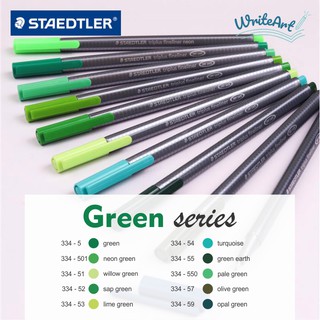 (Green) Bút dạ kim màu STAEDTLER Triplus Fineliner 334