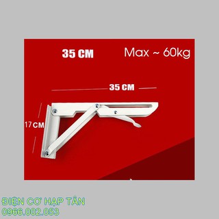 Bản lề gấp thông minh 35cm bộ 2 chiếc tải  trọng 60kg