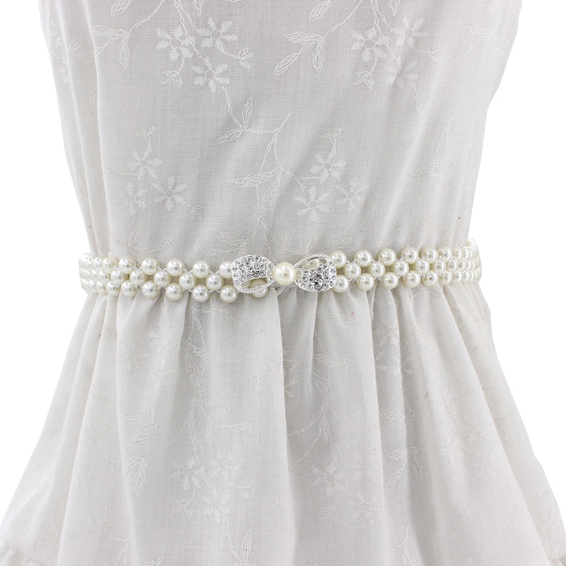 1 thắt lưng co giãn đính đá thời trang