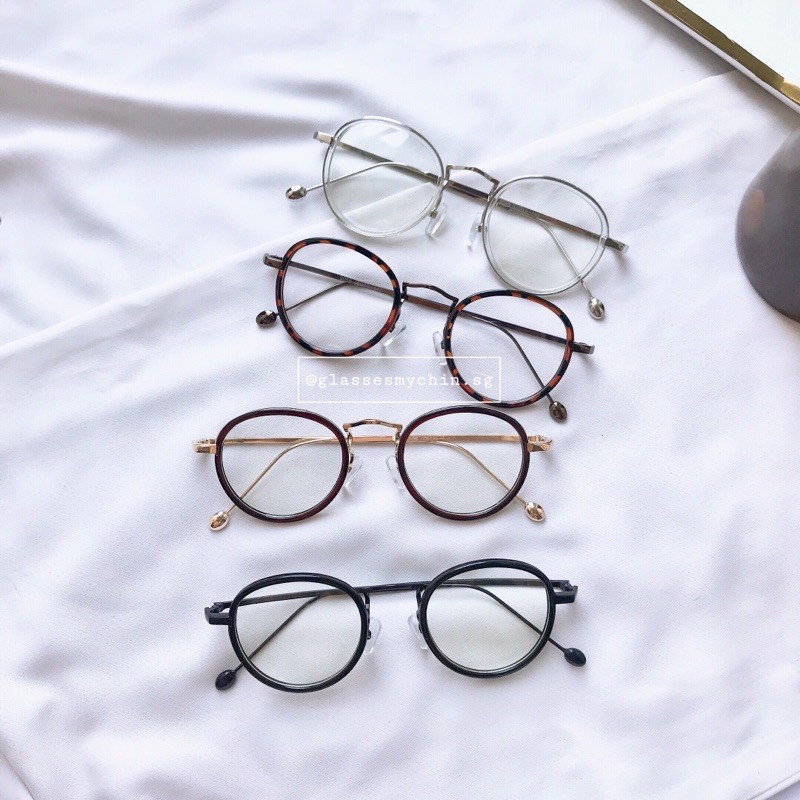Gọng kính tròn kim loại chắc chắn #9058