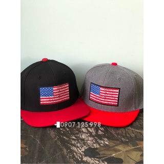 Nón snapback logo cờ mỹ, nón hiphop cool ngầu.