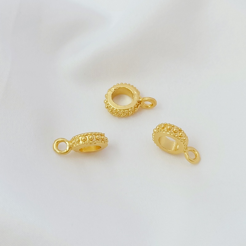 Mặt Dây Chuyền Bằng Đồng Mạ Vàng 18K Nhiều Màu Sắc Dùng Làm Trang Sức diy