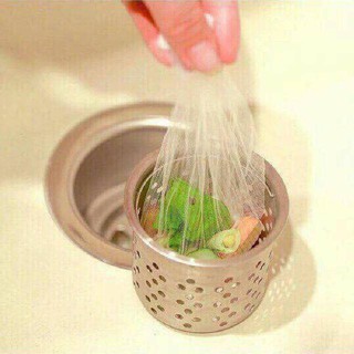 100 Túi lưới lọc rác bồn rửa