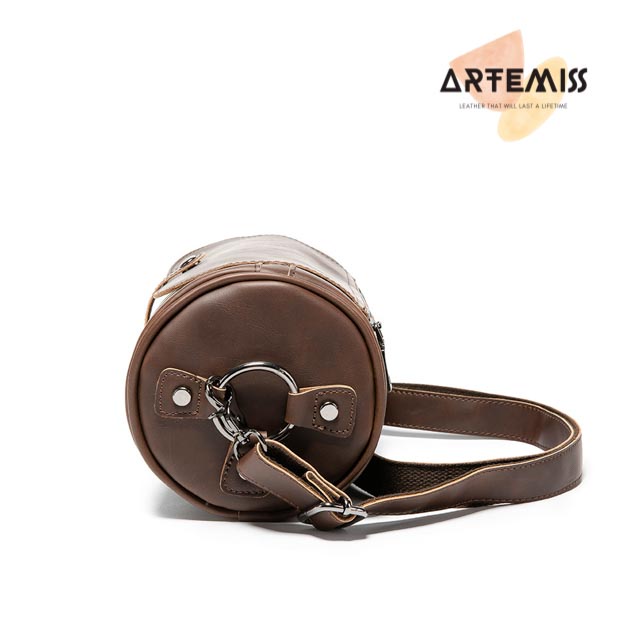 Túi bao tử nam ⚡FREESHIP⚡da hình trống hiện đại độc lạ, ngầu Lịch lãm, phong cách, bền đẹp BH 12t Tặng Vớ nam Z7B8 | BigBuy360 - bigbuy360.vn