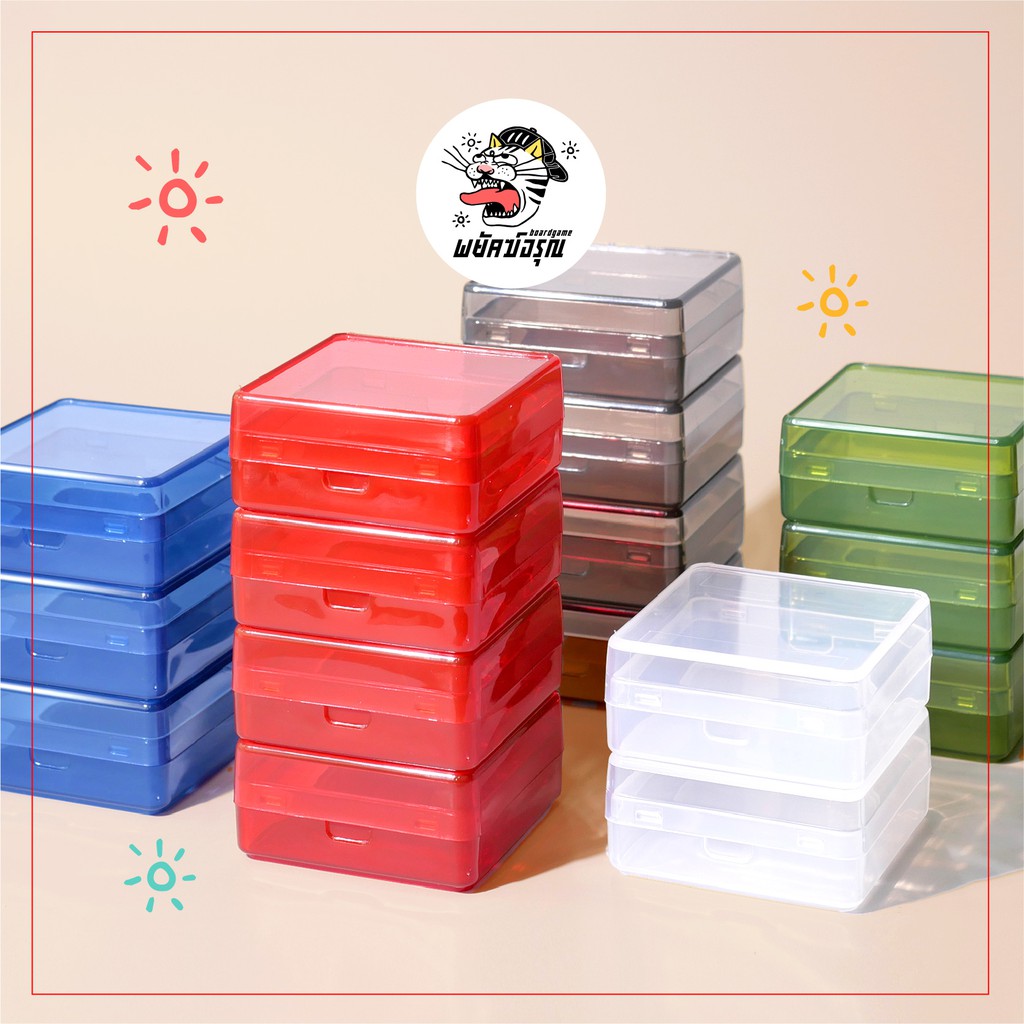 Hộp Token Bộ 4 / 8 miếng nhựa nhỏ bán trong suốt cho bảng trò chơi