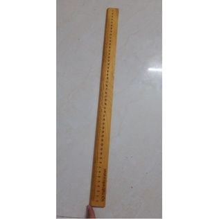 Thước thẳng 50cm chất liệu gỗ sồi cho Giáo viên