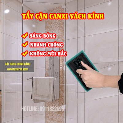 (SIÊU MẠNH) Chai Xịt Tẩy Cặn Canxi Trên Kính Nhà Tắm, Tẩy Kính Ố Mờ, Vệ Sinh Gương Nhà Tắm Faster CG Plus 350ml