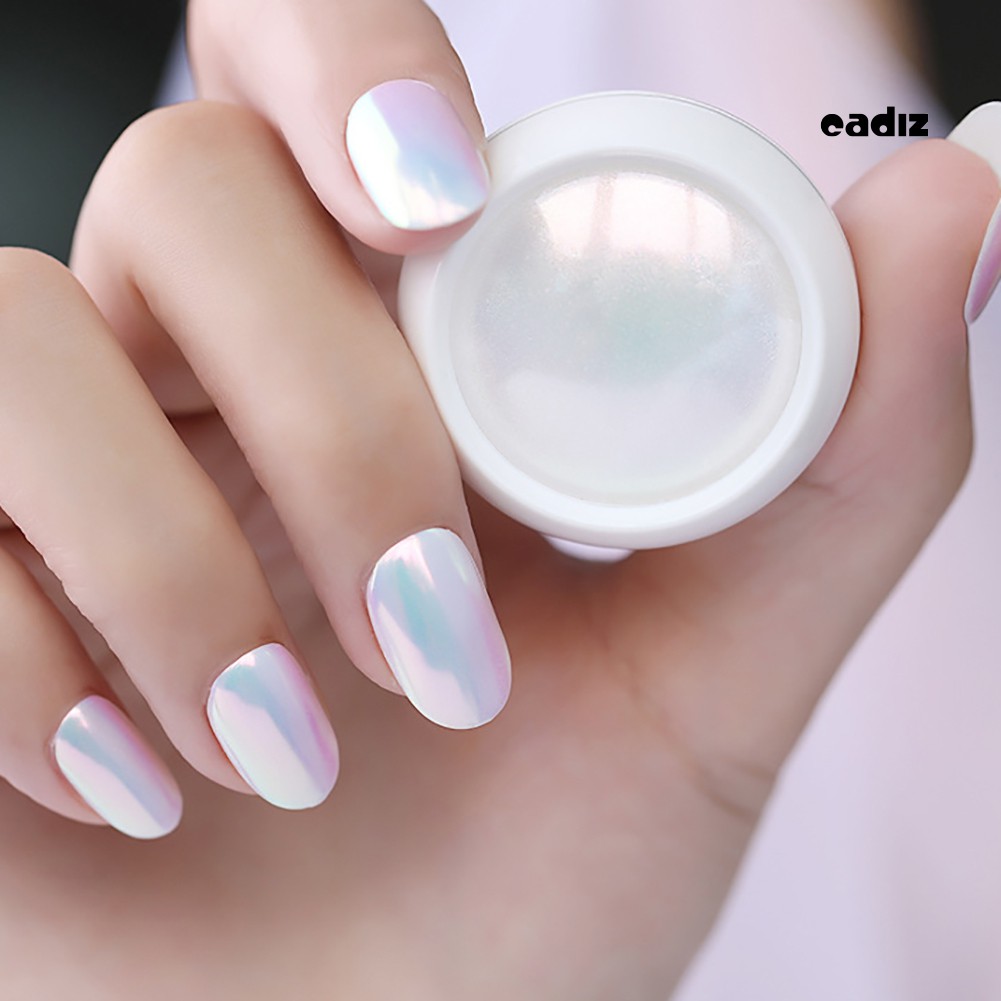 [Hàng mới về] Bột Tráng Gương Đắp Móng Tay 3g Kèm Cọ Mini