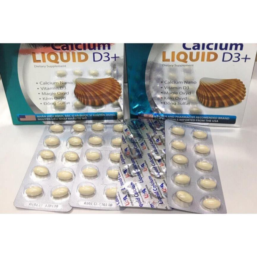 Liquid Calcium D3 bổ sung canxi Chống Còi Xương, Loãng Xương, kém phát triển,ngăn ngừa thoát hóa cho Xương chắc khỏe