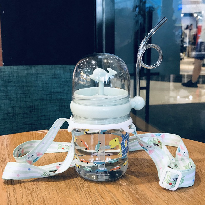Bình nước cho học sinh tiểu học và mẫu giáo MẪU CÁ HEO- 250ml, mẫu heo xinh 350ml