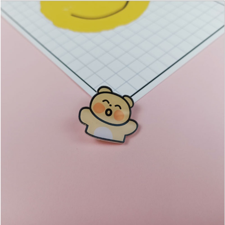 Sticker cute pin cài áo phụ kiện trang trí túi xách balo LOT STORE ST00