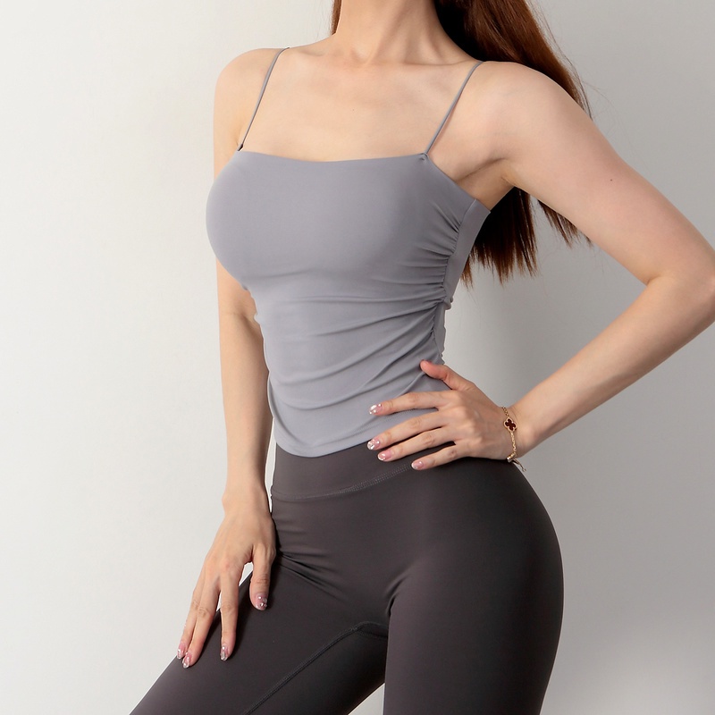 Áo ngực thể thao ANRAN tập yoga pilate hai dây thoải mái dành cho nữ