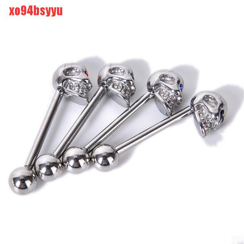 Nhẫn Hình Đầu Lâu Bằng Thép Không Gỉ Xo94Bsyu 14G