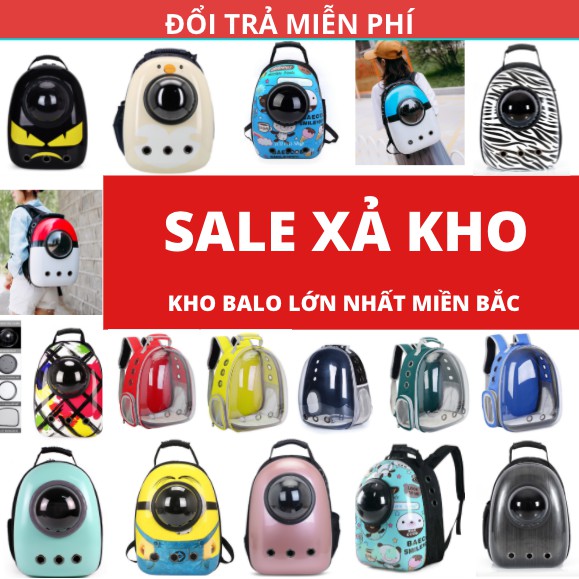 [THANH LÝ] Balo Phi Hành Gia cho Chó Mèo- Balo vận chuyển Thú Cưng(Màu Tự Chọn) size lớn max 8kg - Giá Tốt