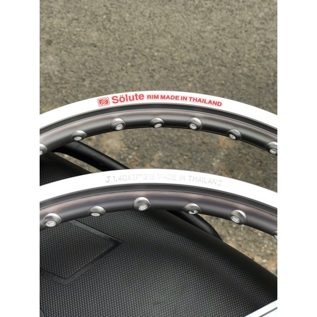 Cặp niềng nhôm solute rim made in thái lan gắn cho mọi loại xe số