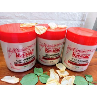 Kem hấp dầu collagen phục hồi phủ bóng Kanac 500ml