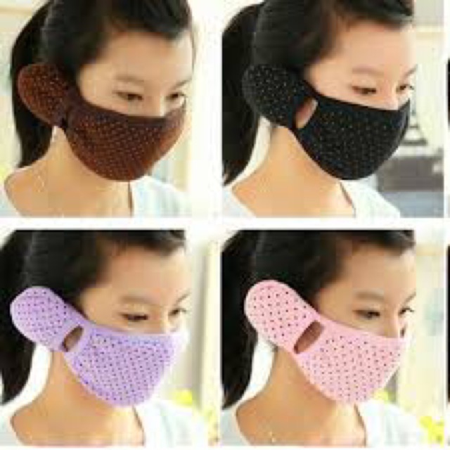 Khẩu trang bịt tai trống bụi, ấm áp | BigBuy360 - bigbuy360.vn