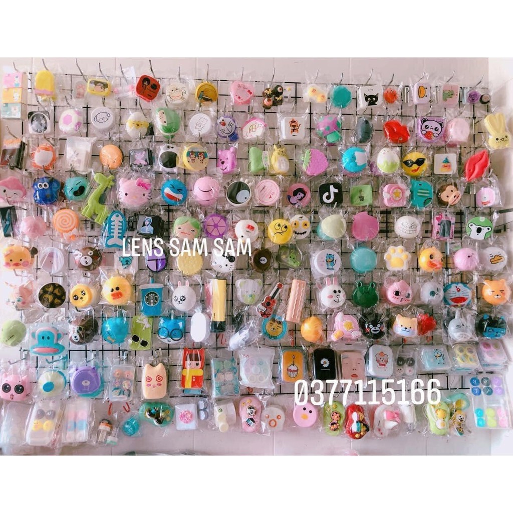 50 mẫu Khay gương đựng lens( có sẵn dụng cụ đeo ) siêu xinh giá sốc